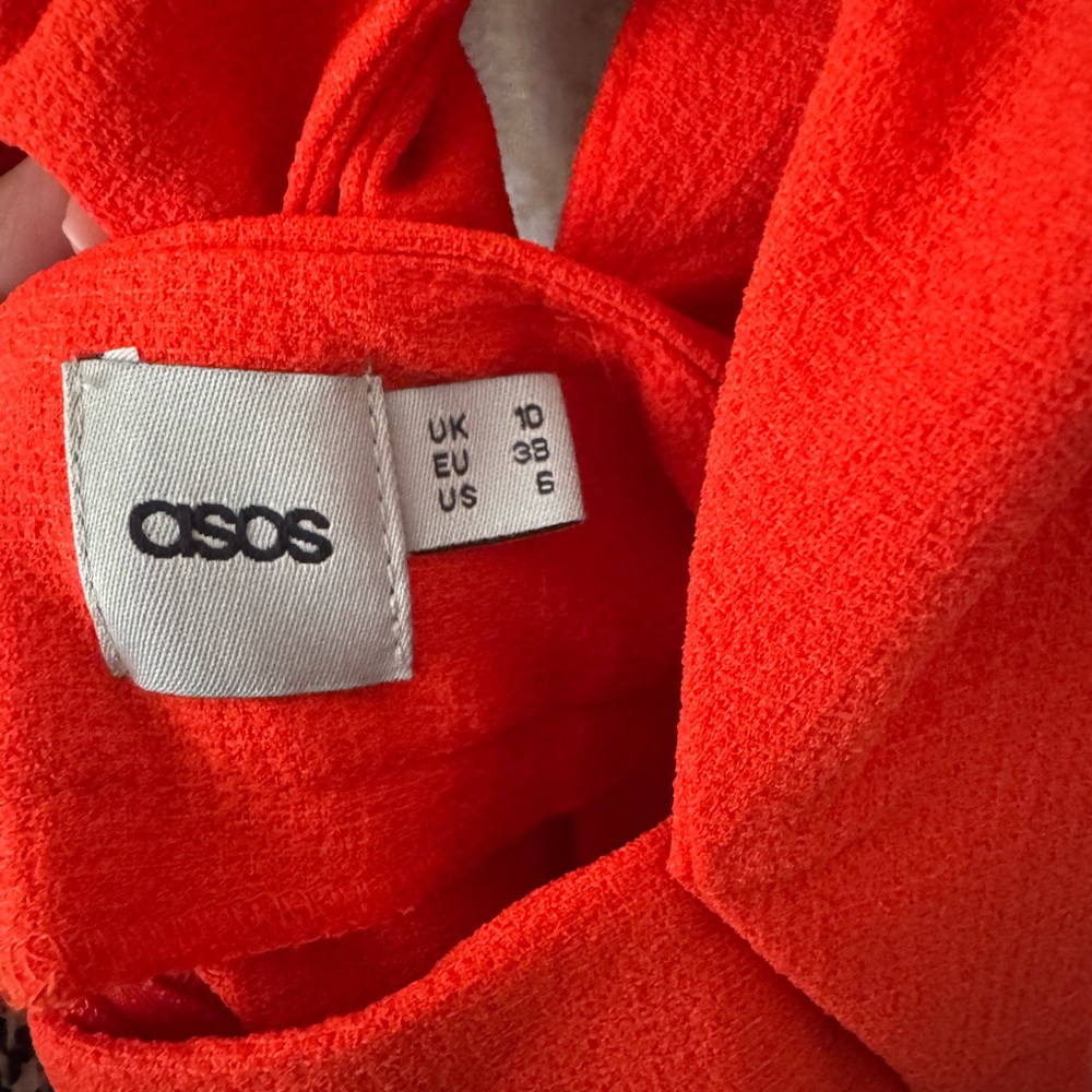 ASOS Vibrant Orange Dress